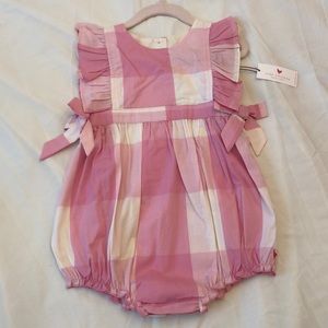 Pink Chicken Pink Plaid Bubble